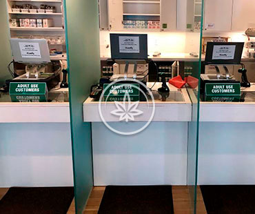 Marijuana Counter Display Cases