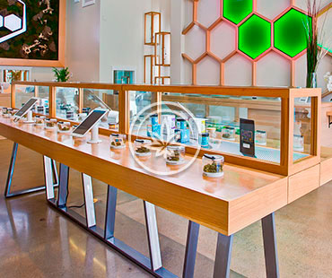 Marijuana Counter Top Display Cases