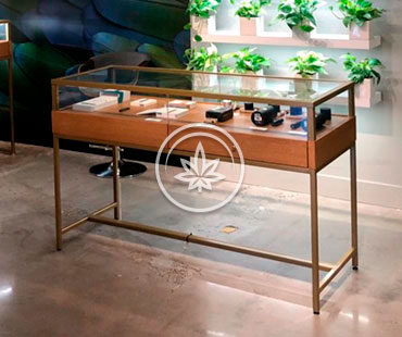 Marijuana Pedestal Display Cases