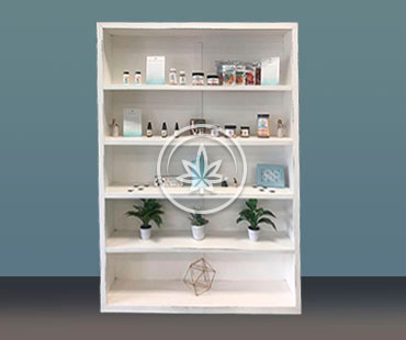 Marijuana Wall Upright Display Cases